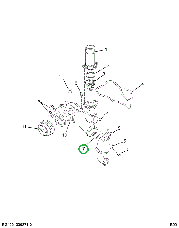 1818397C1 RING  O  WATER PMP INLET