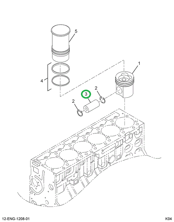 1818552C1 PIN PISTON