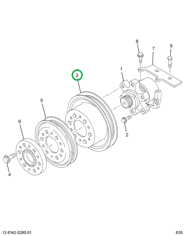 1818607C1 PULLEY FAN