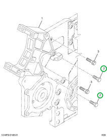 1818726C1 BOLT  M8 X 70 HEX FLANGE