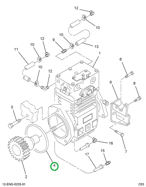 1818727C1 SEAL AIR COMPRESSOR*O-RING
