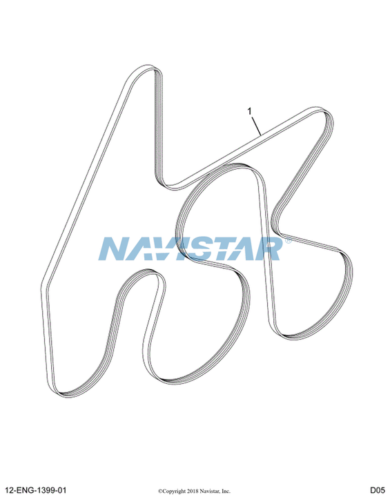 1819392C2 BELT 8 PK. 71.15