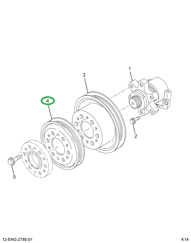 1820224C1 PULLEY  FREON DR