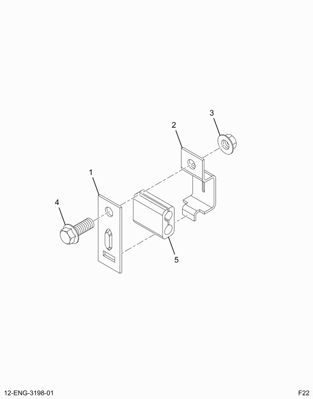 1820362C91 CLAMP  INJ PIPE (2 PIPE)