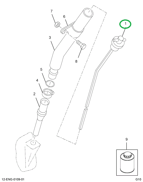 1820396C3 GAUGE OIL LEVEL