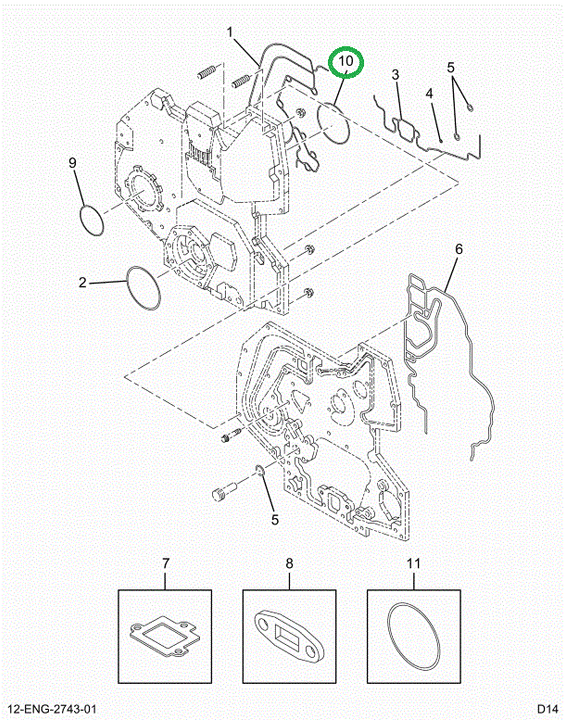 1820438C1 RING  FRONT COVER O