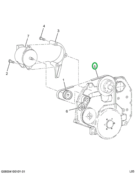 1820547C2 Belt, Fan Ribbed v
