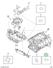 1820742C1 SEAL,RING O  #208