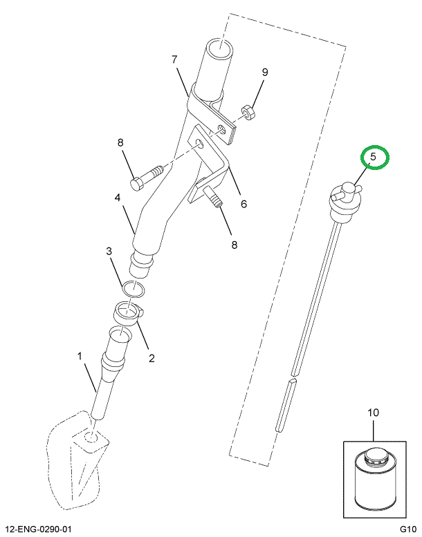 1821907C6 GAUGE  OIL LEVEL