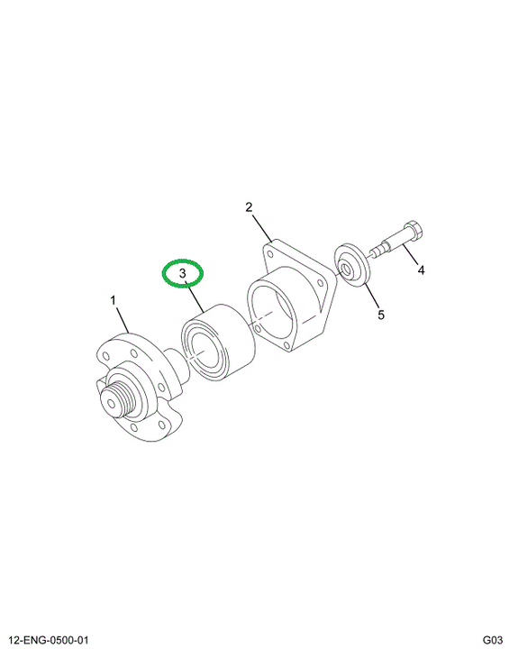 1822007C1 BEARING  FAN