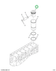 1822217C3 Piston, Engine