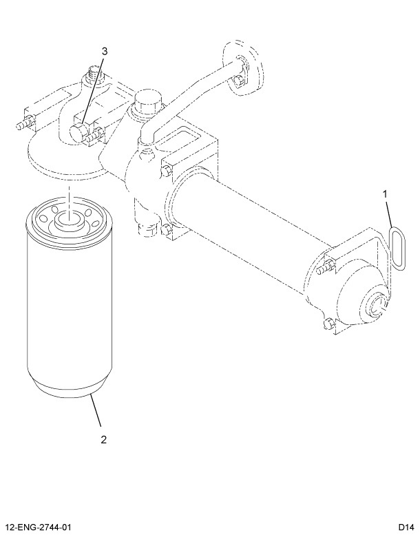 1822331C99 COOLER,KIT OIL COOLER INSTL