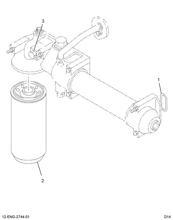 1822331C99 COOLER,KIT OIL COOLER INSTL
