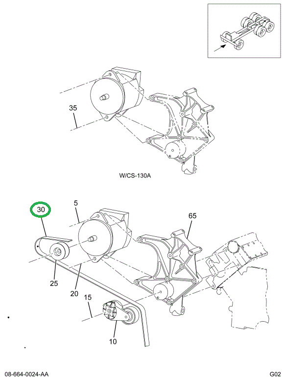 1822831C4 BELT, 8 RIB 100.38 INCH