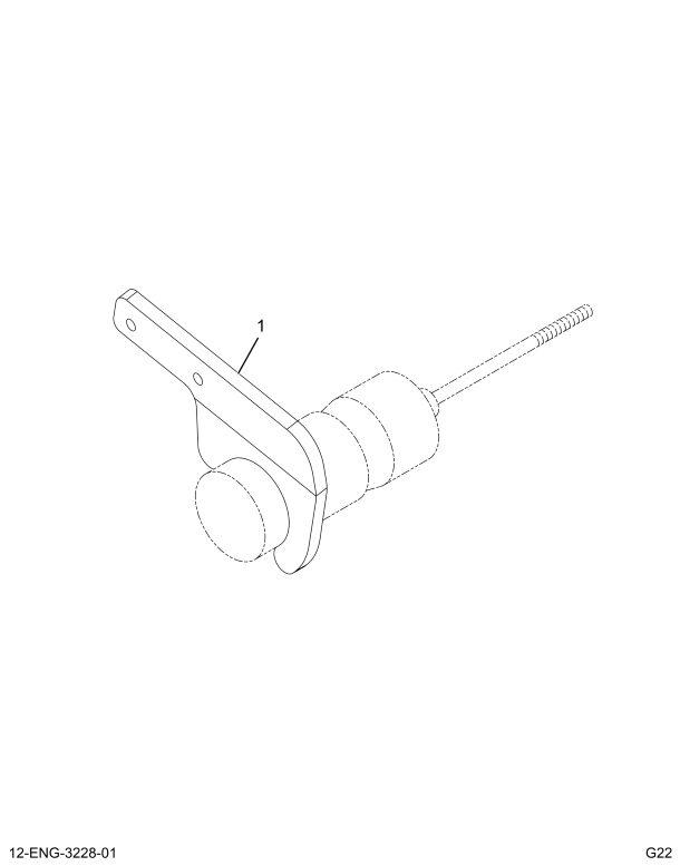 1823259C91 BRACKET ASSEMBLY SOLENOID