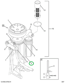 1823649C91 PACKAGE FILTER HSNG. ASSY