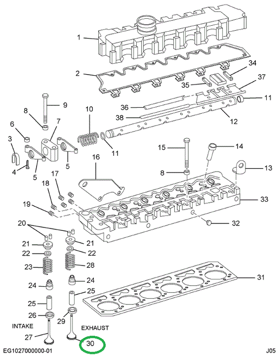 1824842C1 VALVE EXHAUST