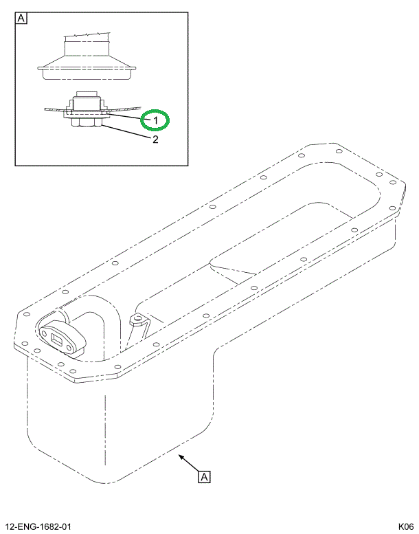 1825610C1 RING O #217 OIL PAN