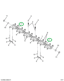 1827316C1 SPRING ROCKER SHAFT