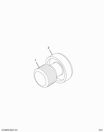 1828491C92 PLUG ASSY FUEL M12