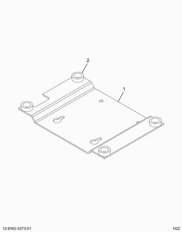 1829944C1 BRACKET ASSY CEC MOD REAR MNT