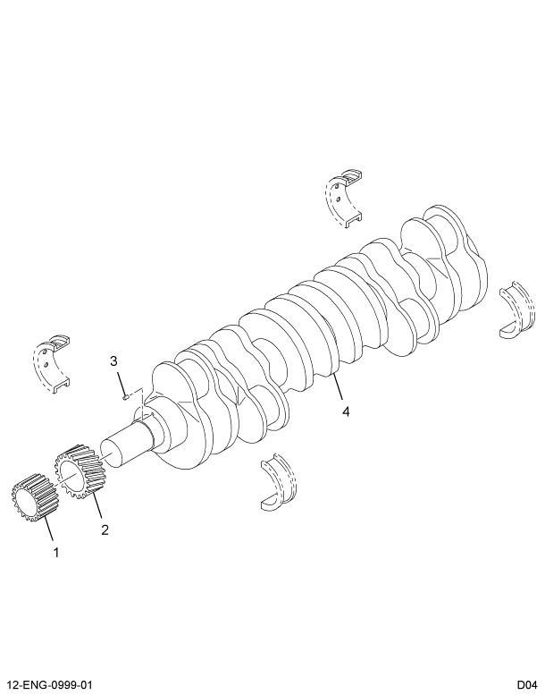 1830597C93 CRNKSHFT,CRANKSHAFT, ASSEMBLY