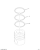 1830723C92 PACKAGE,KIT PISTON RING 466 23