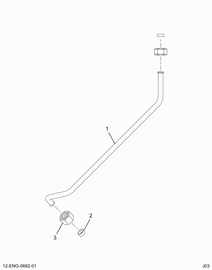 1831224C2 TUBE  ASSY EXHAUST PRESSURE
