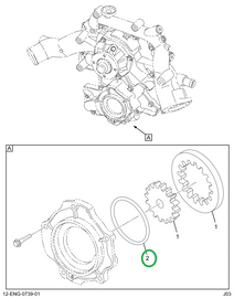 1831516C1 SEAL,GASKET OIL PUMP HOUSING