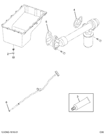 1831673C93 PACKAGE CRANKCASE GASKET