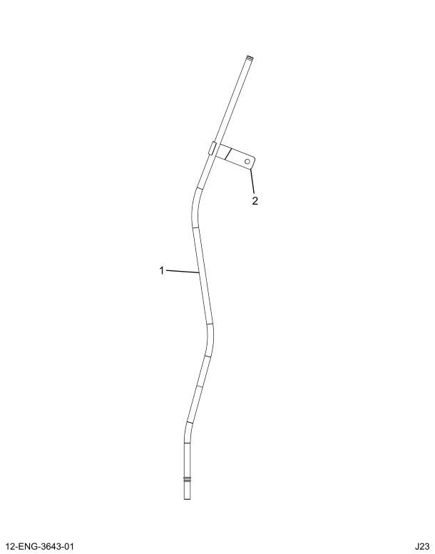 1832222C1 TUBE ASSY OIL LEVEL GAUGE