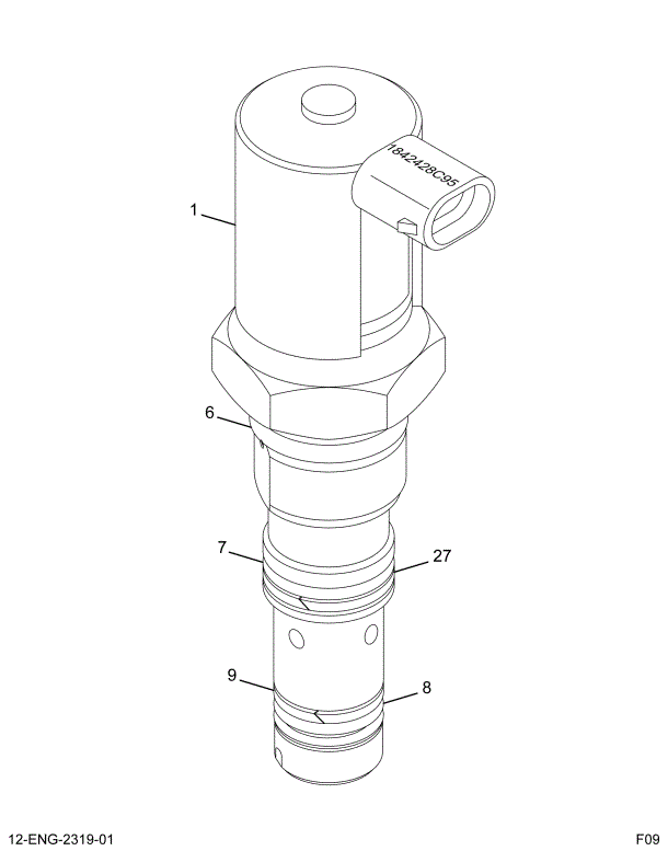 1832232C95 VALVE, ASSY IPR