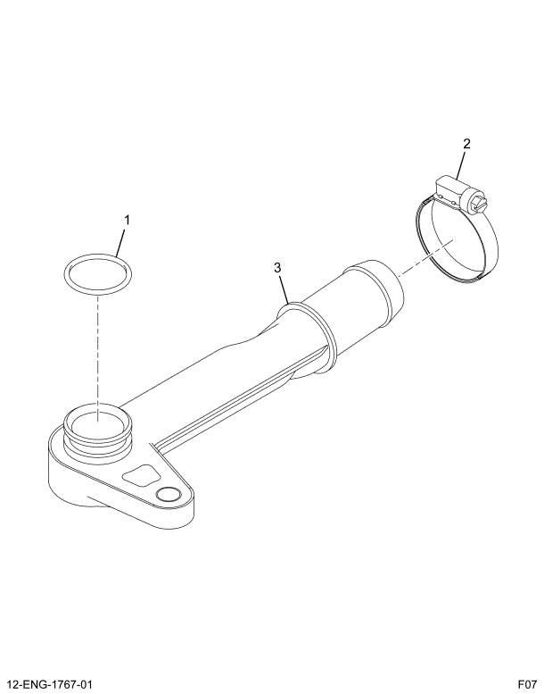 1832520C92 COOLER,KIT EGR COOLANT RETURN