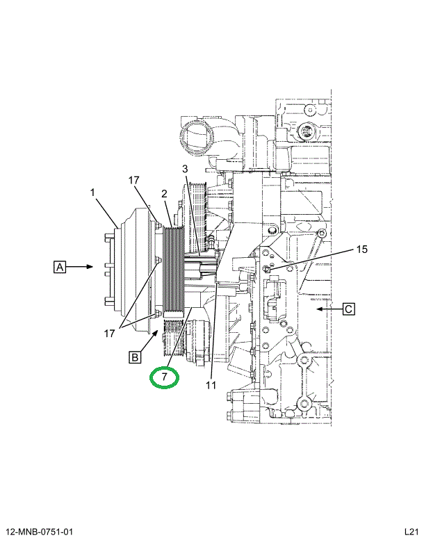 1832771C1 BUSHING IDLER PULLEY BRKT  SPA