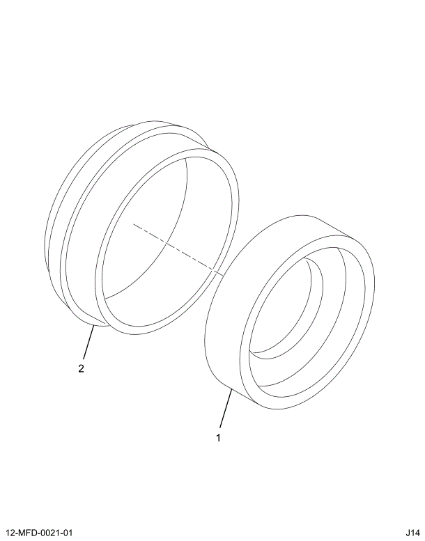 1833096C95 SEAL,KIT, FRONT OIL SEAL