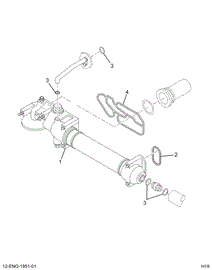 1833359C95 COOLER,KIT OIL COOLER I-308