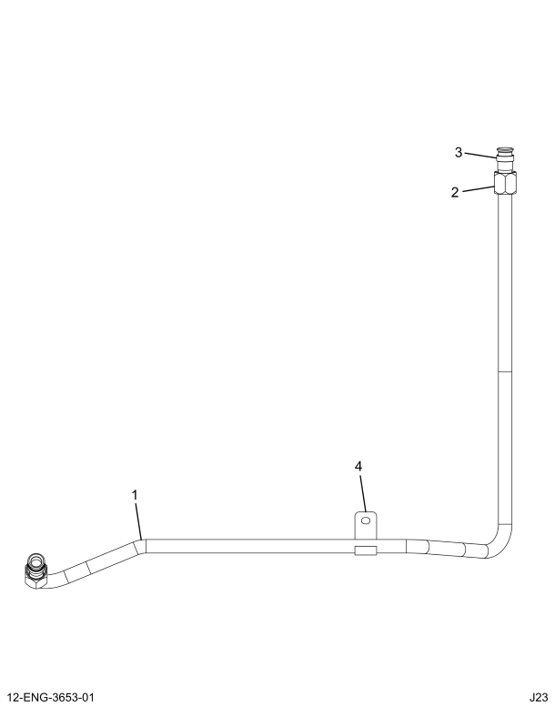 1833696C92 TUBE ASSY 5/8 HP PS