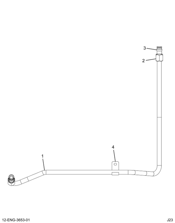1833696C92 TUBE ASSY 5/8 HP PS