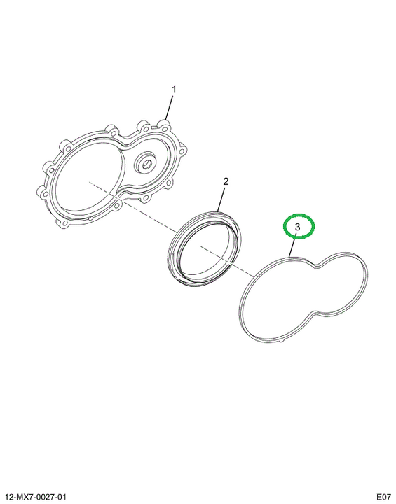 1835732C1 GASKET REAR SEAL CARRIER