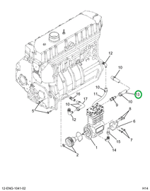 1836424C2 Hose 5 ID X 6