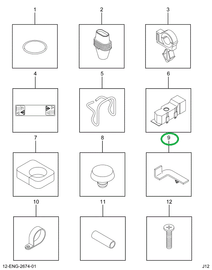 1837148C1 CLIP  HARNESS MTG.