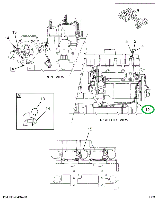 1838568C92 HARNESS WIRING AVNT OVERLAY