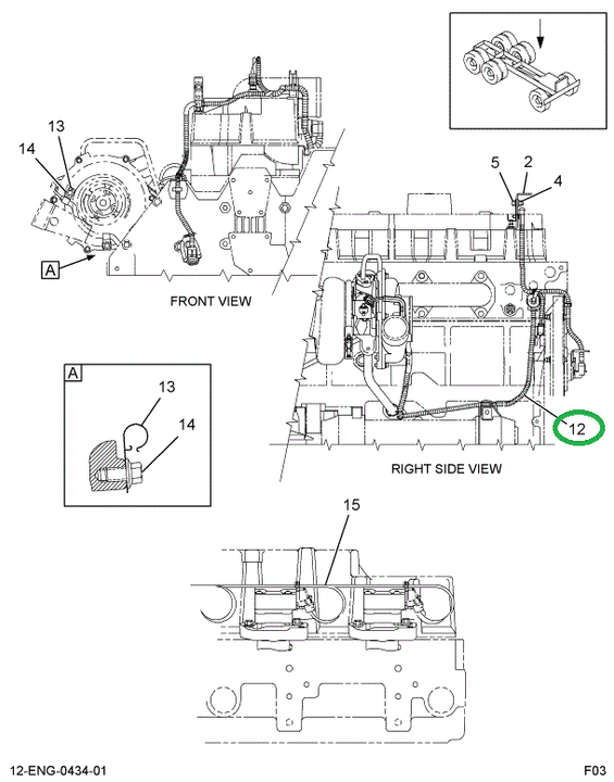 1838568C92 HARNESS WIRING AVNT OVERLAY