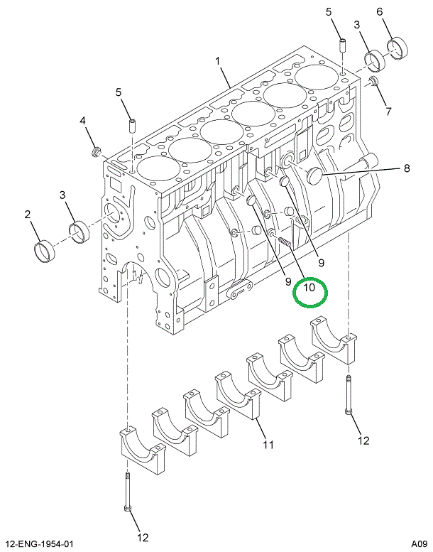 1838845C1 BOLT STUD (METRIC)