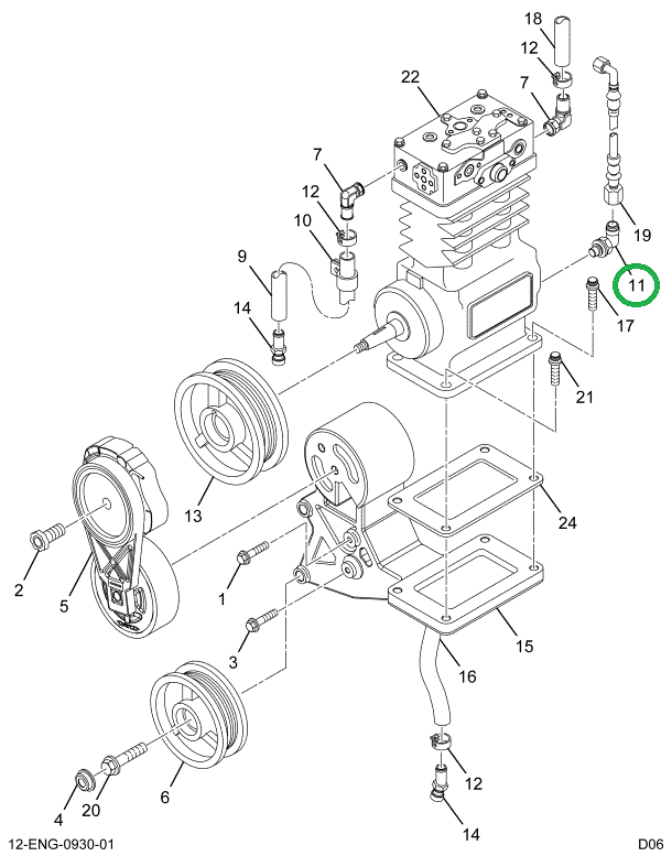 1839471C1 ELBOW 45 DEG FLARE TO M8 90 DE