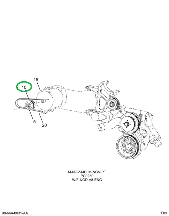 1839964C1 BELT RH ALTNTR