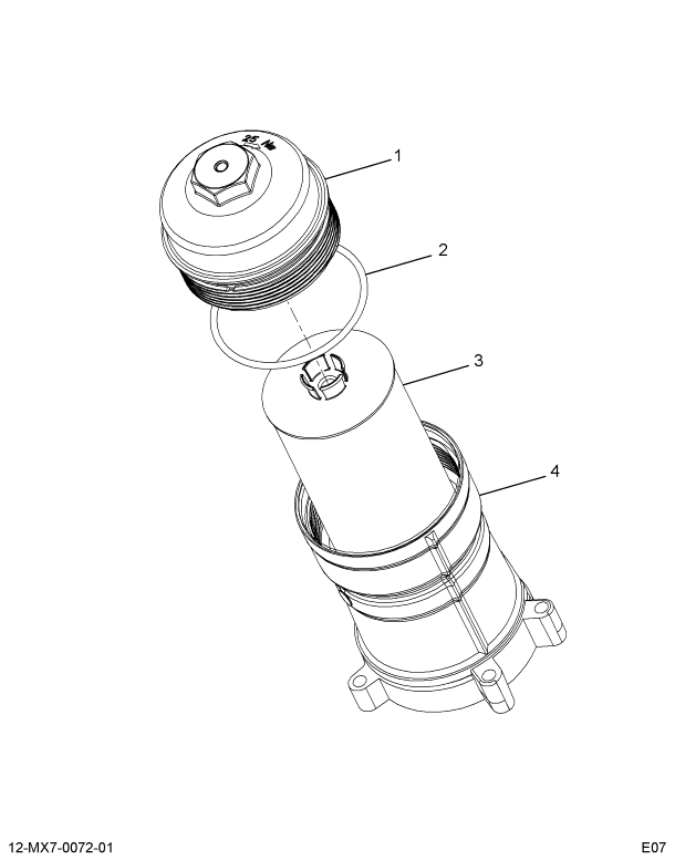 1840581C92 HOUSING ASSY OIL FILTER