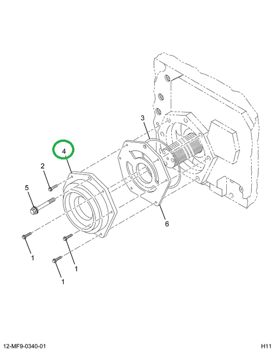 1841314C92 Housing, Oil Pump