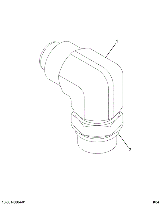1841555C91 ELBOW ASSY M10
