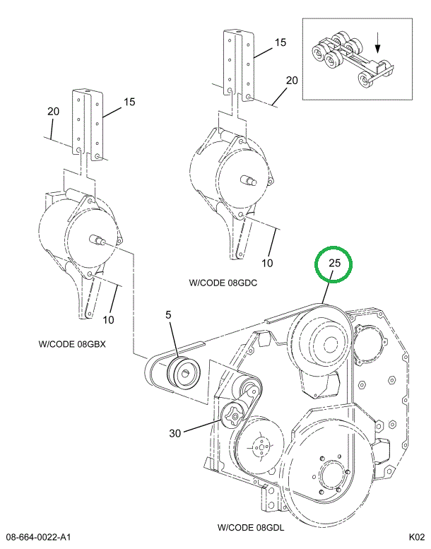 1841560C2 BELT, 70 30 INCH